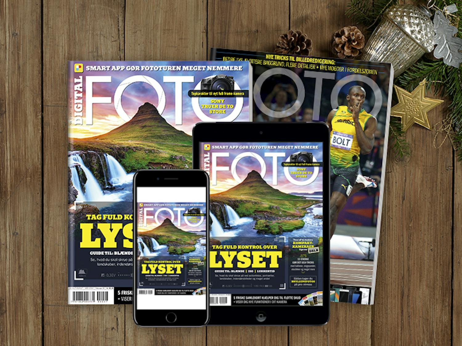 Viden og underholdning i én gave Digital FOTO magasin og tablet